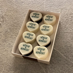 Gjafaaskja með 8 molum