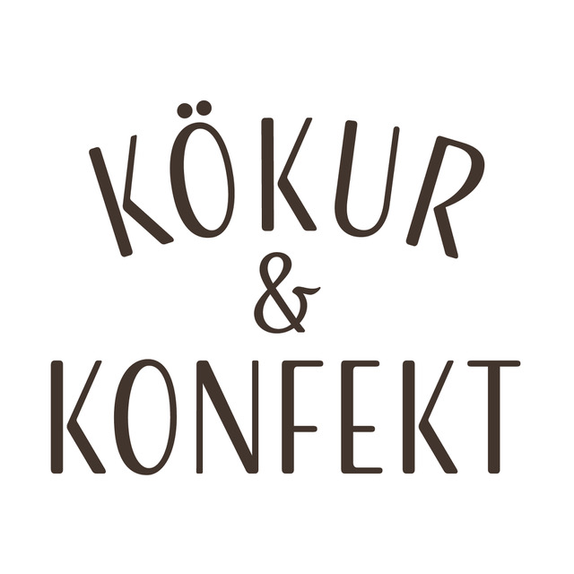 Kökur og konfekt single logo